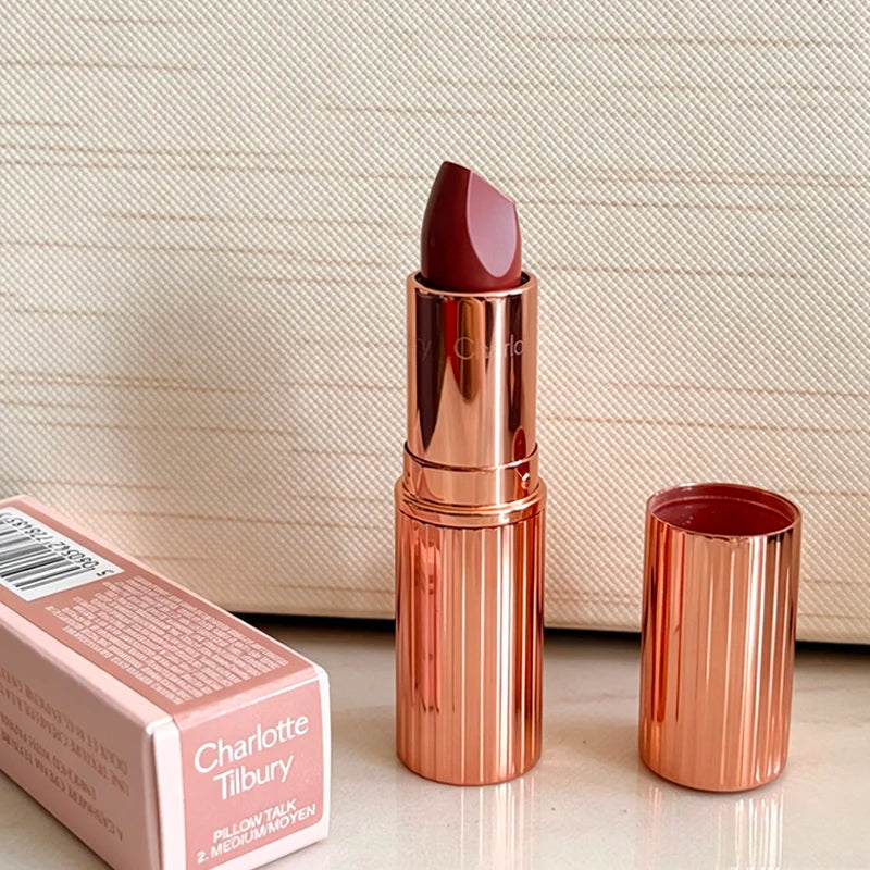 Charlotte Tilbury Makeup Lipstick Walk of No Shame Graceful Pink Pillow Talk Moisturizing Plumping Lip Gloss Strawberry Vanilla