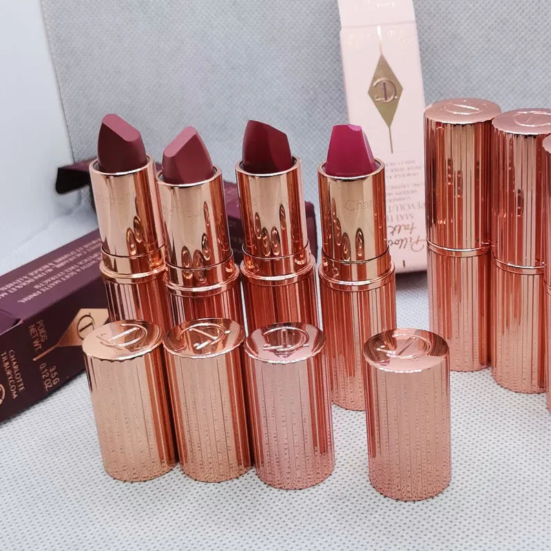 Charlotte Tilbury Makeup Lipstick Walk of No Shame Graceful Pink Pillow Talk Moisturizing Plumping Lip Gloss Strawberry Vanilla