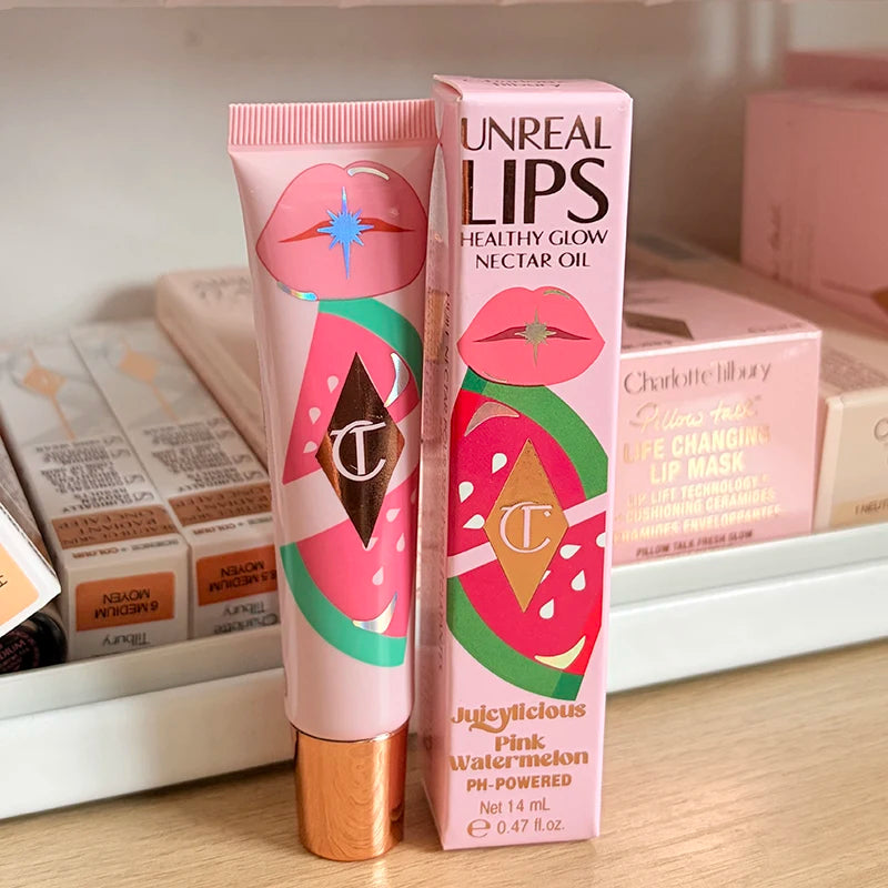Charlotte Tilbury Makeup Lipstick Walk of No Shame Graceful Pink Pillow Talk Moisturizing Plumping Lip Gloss Strawberry Vanilla