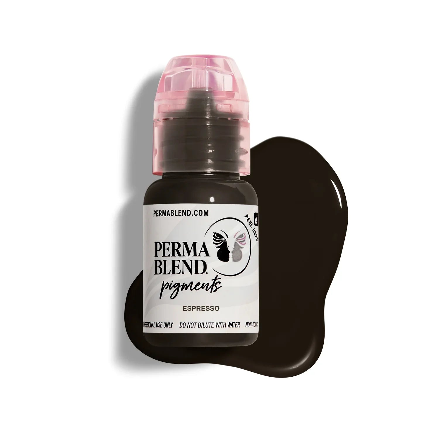 15ML Permanent Makeup Pigment Microblading Supplies for Eyebrow Tattoo Eyeliner Permanent Makeup Professional Tattoo Ink 0.5oz