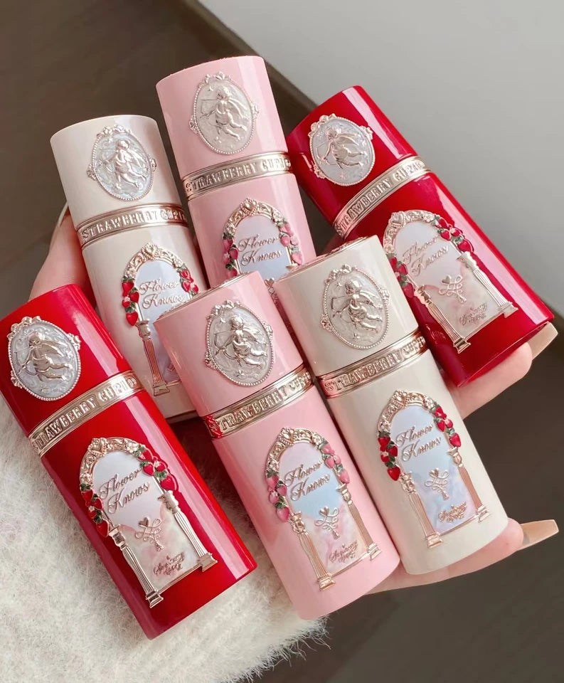Flower Knows Strawberry Cupid Collection Liquid Blusher Multi-use Cheek Blush Long-lasting Moisturizing Natural Face Makeup 7g