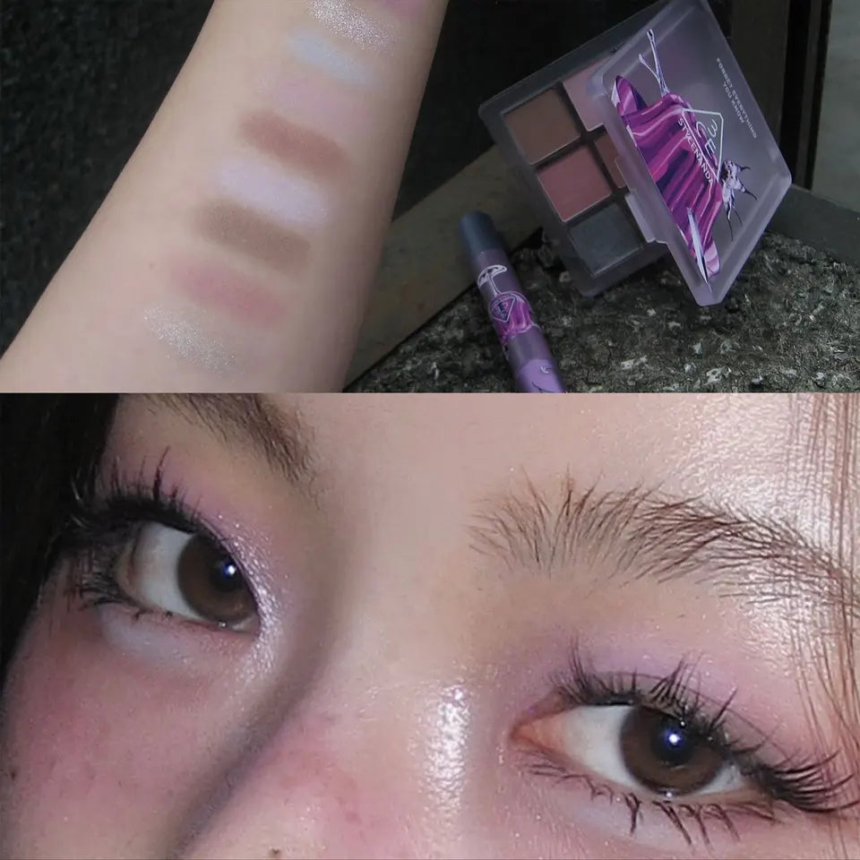 3CE Eye Color Plt-Lavender M.SCARF,High Pigment,Long-Lasting,Trendy&Multi-Use,Versatile,Luxurious,Korean Cosmetic,Korean Makeup