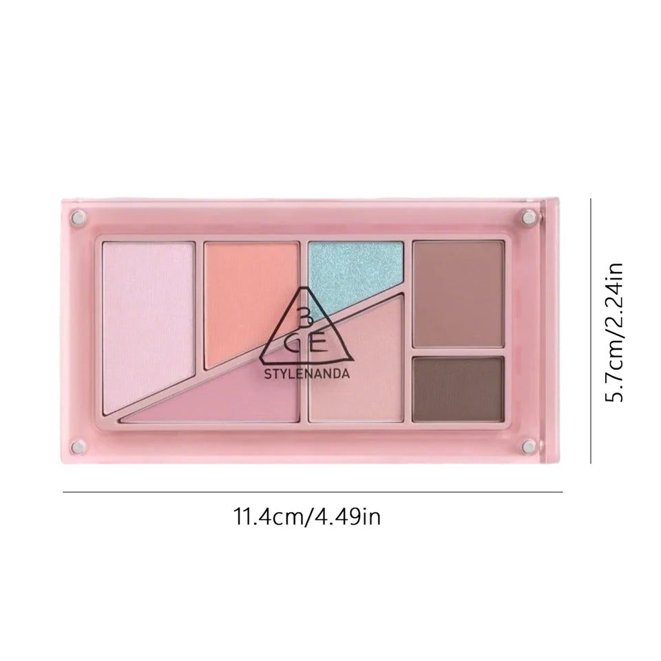 3CE PALETTE EYE,Blendable&High Pigment,Soft Texture&Buildable,Natural Look,Everyday Use,Korean Cosmetic,Korean Makeup