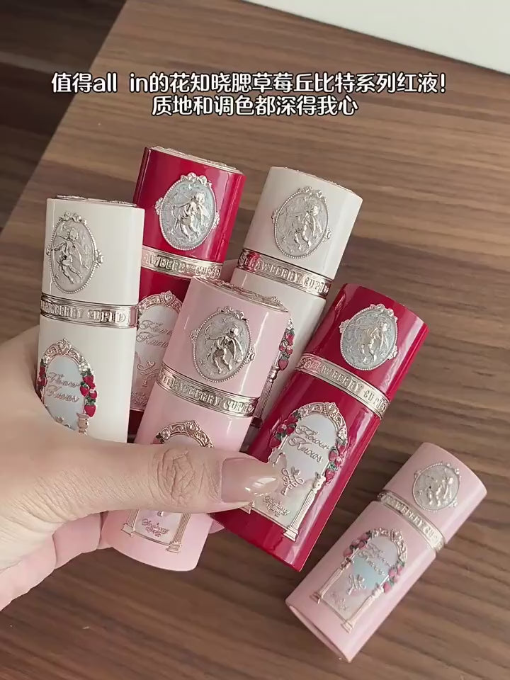 Flower Knows Strawberry Cupid Collection Liquid Blusher Multi-use Cheek Blush Long-lasting Moisturizing Natural Face Makeup 7g