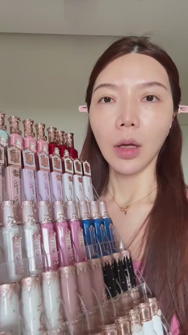Flower Knows Full Collection Lip Gloss Tinted Lip Oil Vegan Hydrating Lip Makeup for Women Girls Non Sticky Moisturizing Shine